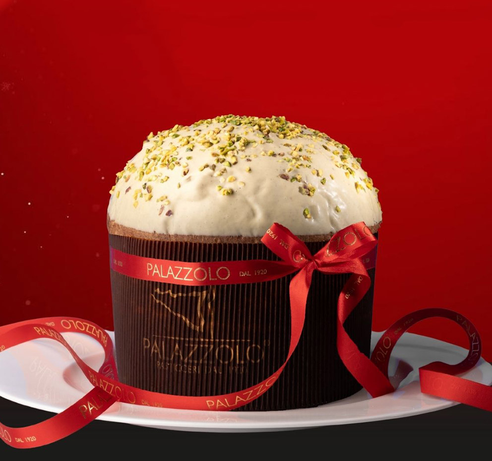 PANETTONE ARTIGIANALE DA KG 1 CON CREMA DI PISTACCHIO